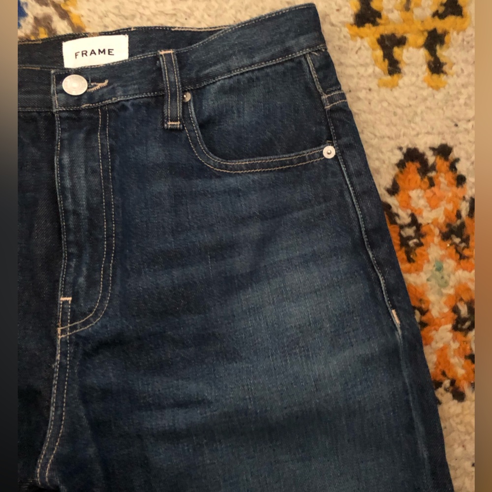 Frame Ultra High Rise Barrel Jean - Picture 3 of 7